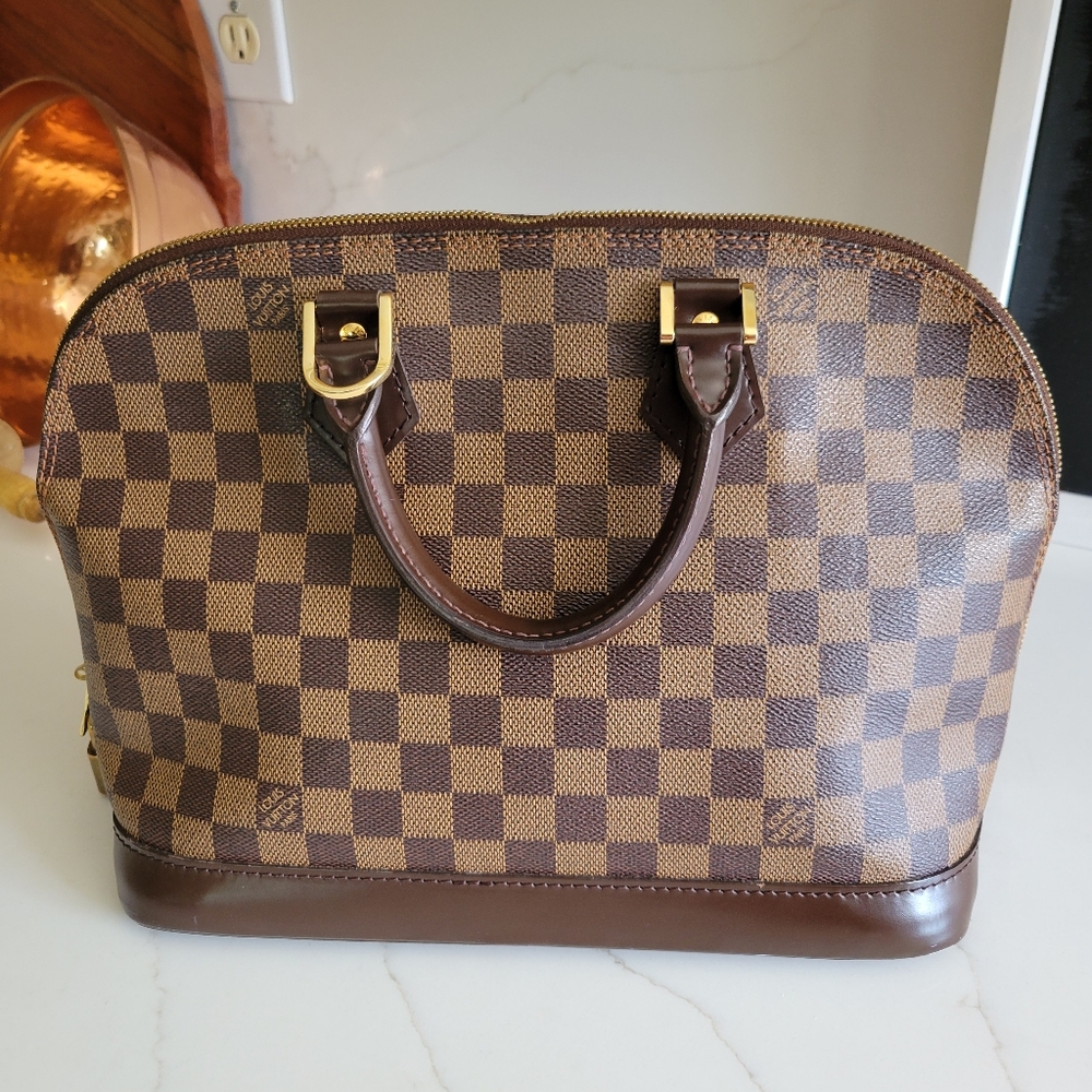 Louis Vuitton Damier Alma PM Handbag